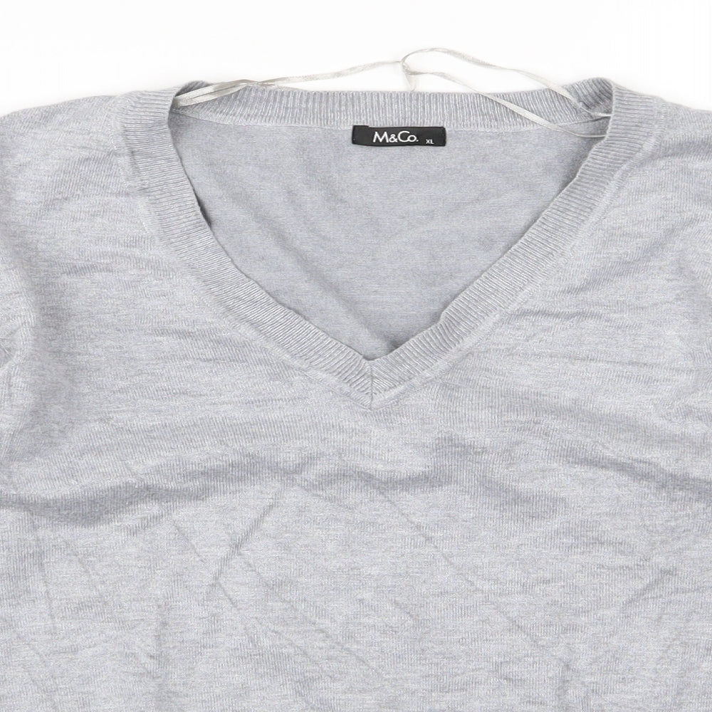 M&Co Womens Grey   Pullover Jumper Size XL