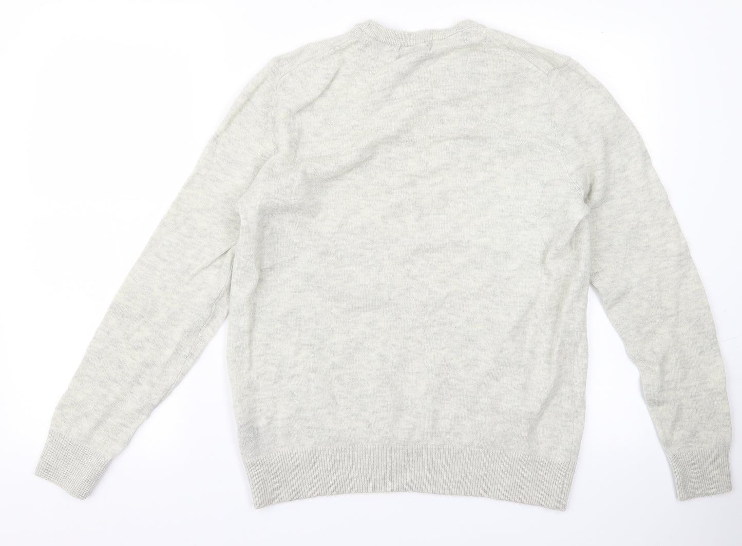 howick Mens Beige   Pullover Jumper Size L