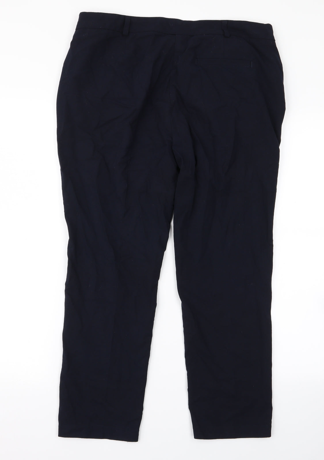 m&s Womens Blue   Trousers  Size 14 L20 in