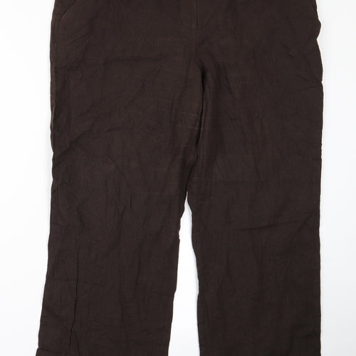 Preworn Womens Brown   Trousers  Size 40 L26 in