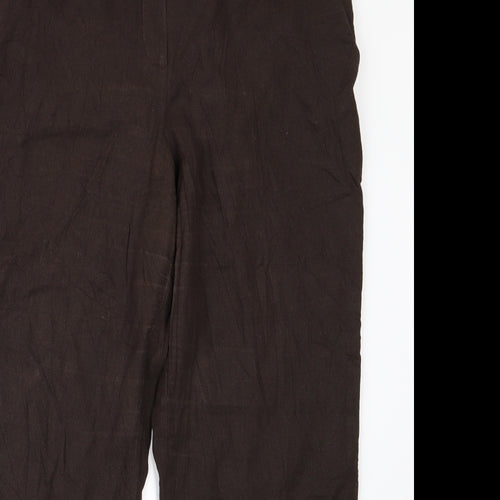 Preworn Womens Brown   Trousers  Size 40 L26 in