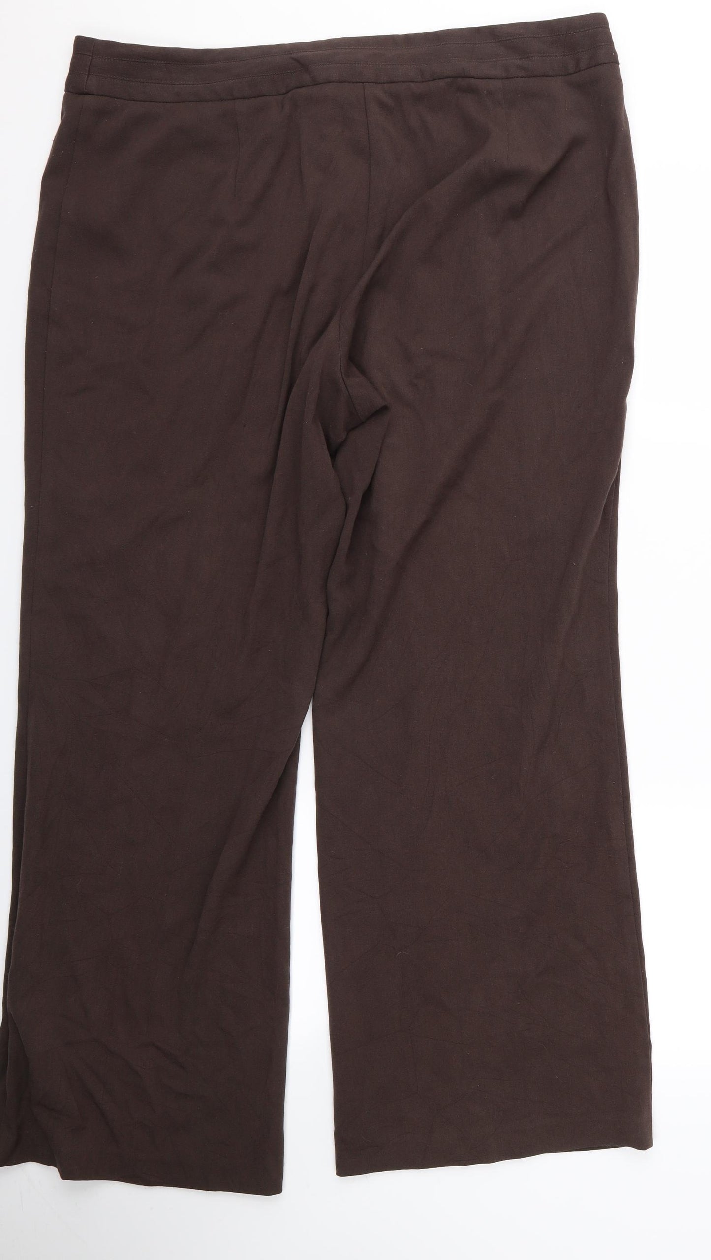 b&m Womens Brown   Trousers  Size 18 L24 in