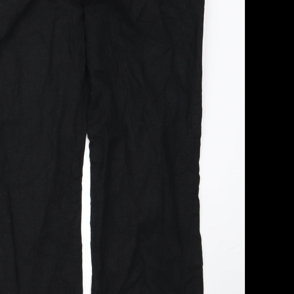 NEXT Womens Black   Trousers  Size 14 L21 in