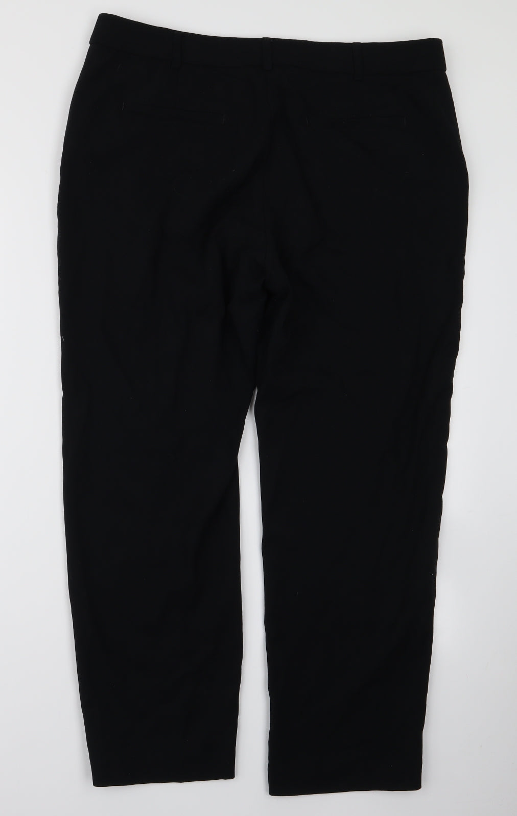 m&s Womens Black   Trousers  Size 16 L20 in