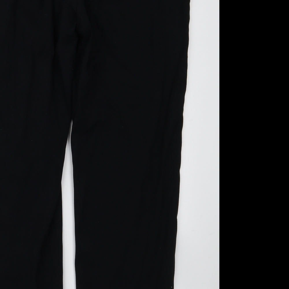 m&s Womens Black   Trousers  Size 16 L20 in