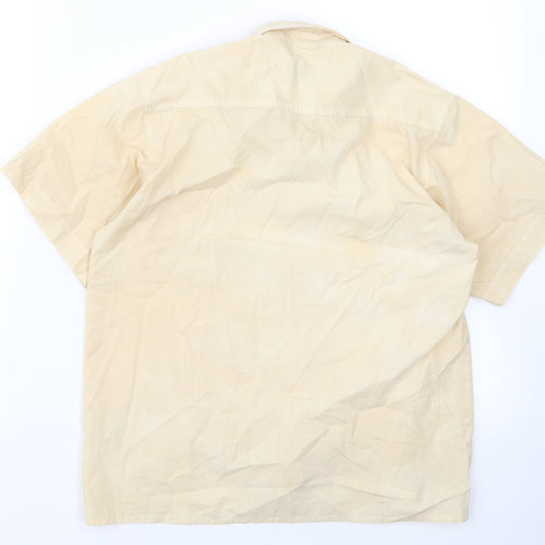 school life Girls Beige  Rayon Basic Button-Up Size 12 Years