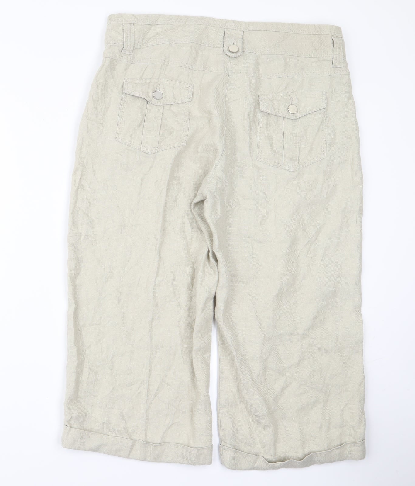 m7s Womens White   Trousers  Size 34 L21 in