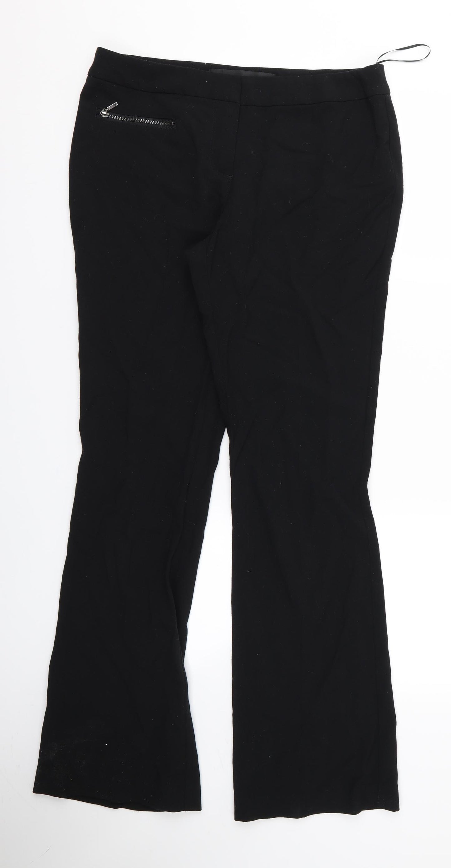 NEXT Womens Black   Trousers  Size 10 L26 in