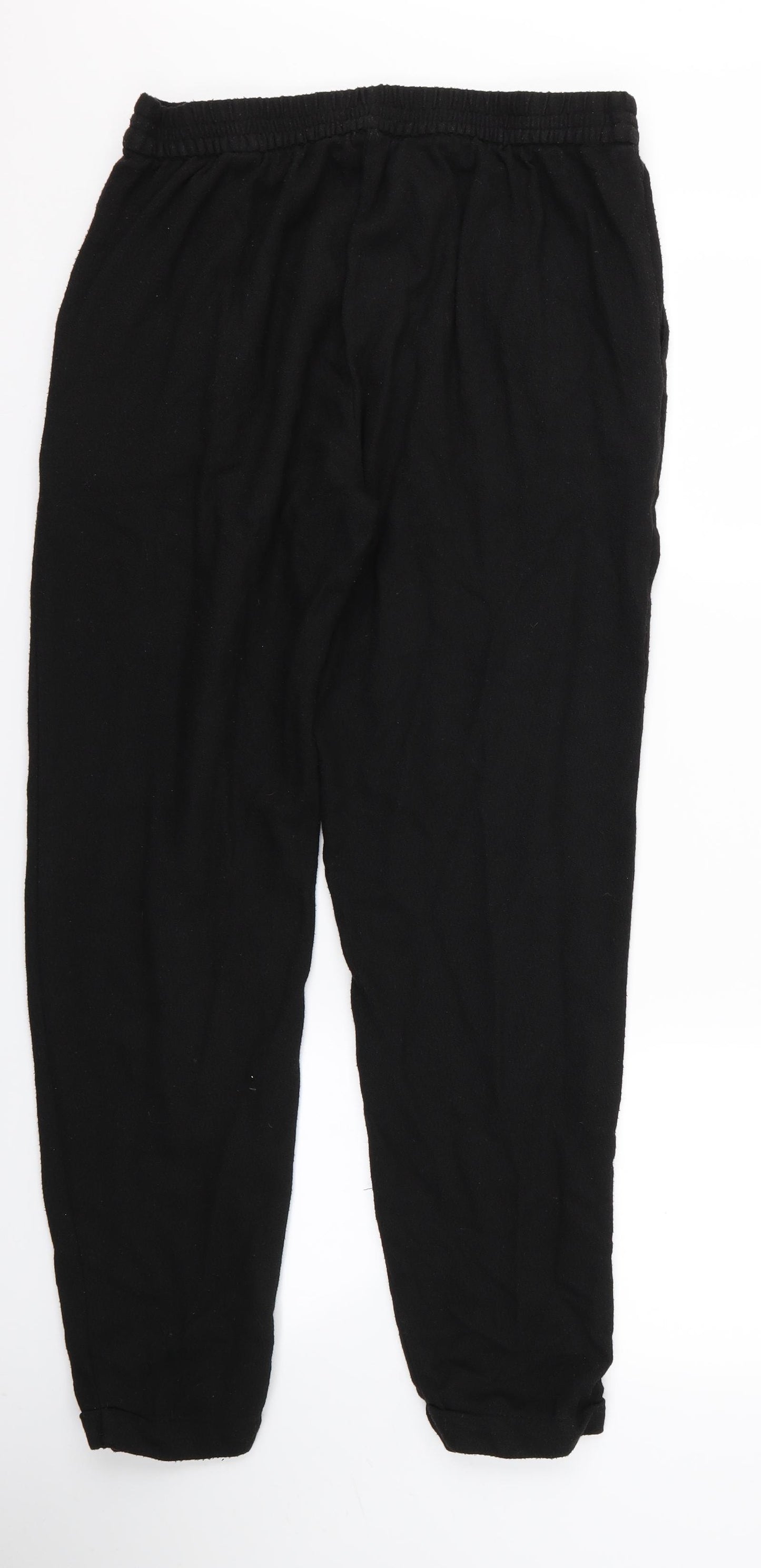 m&s Womens Black   Trousers  Size 14 L26 in