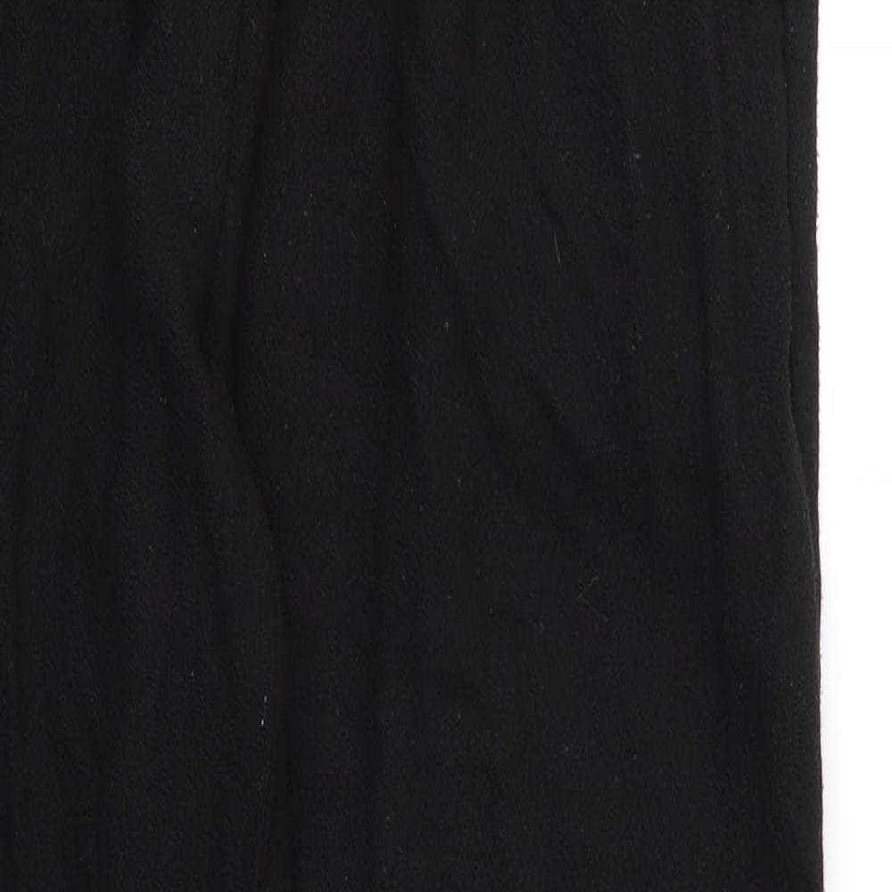 m&s Womens Black   Trousers  Size 14 L26 in