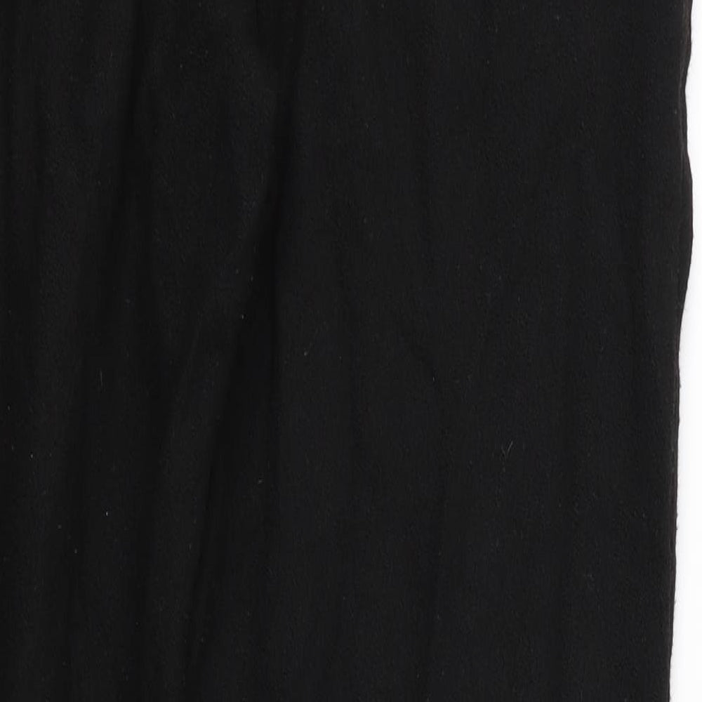 m&s Womens Black   Trousers  Size 14 L26 in