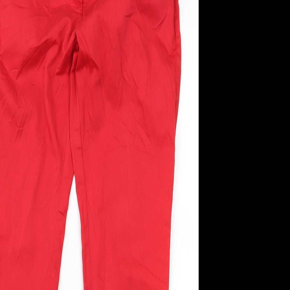 redoute Womens Red   Trousers  Size 10 L23 in