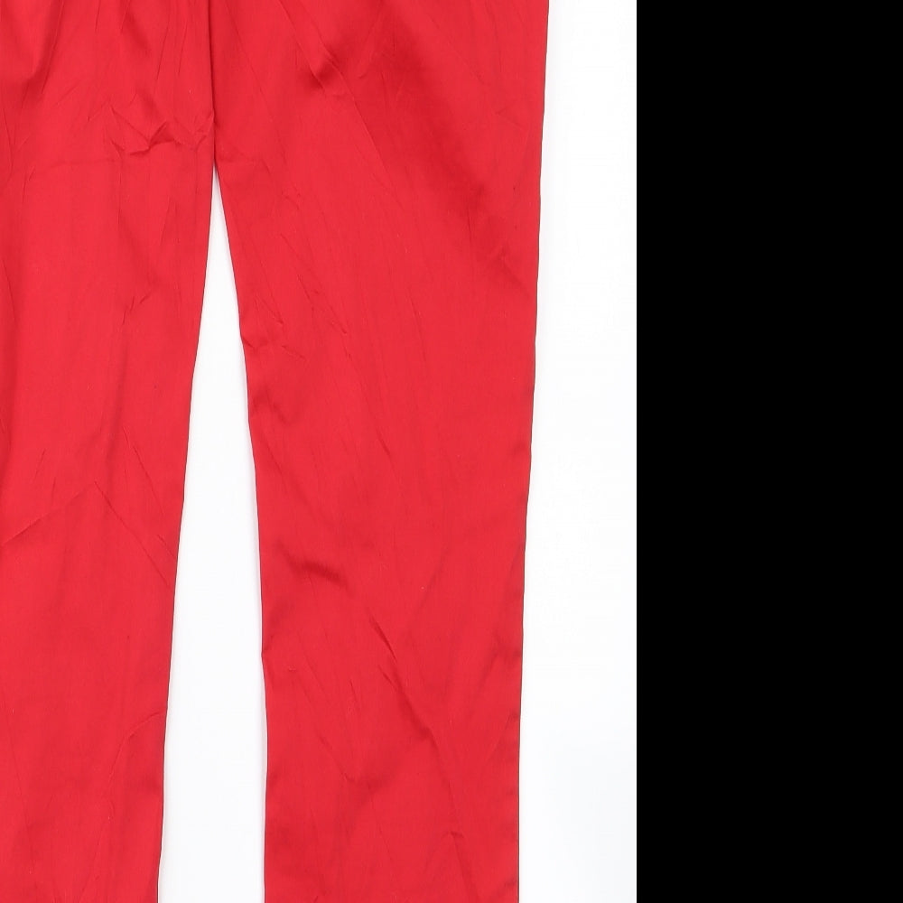 redoute Womens Red   Trousers  Size 10 L23 in