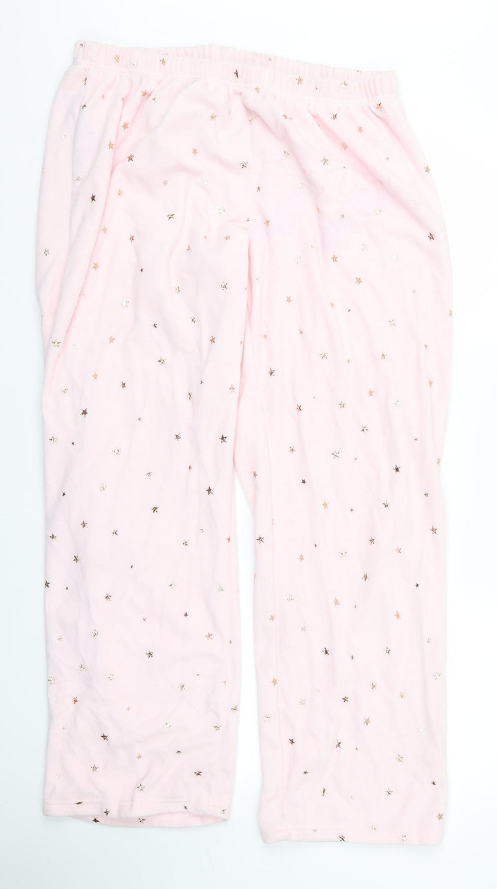 Disney Womens Pink Trousers Size 16 L27 in