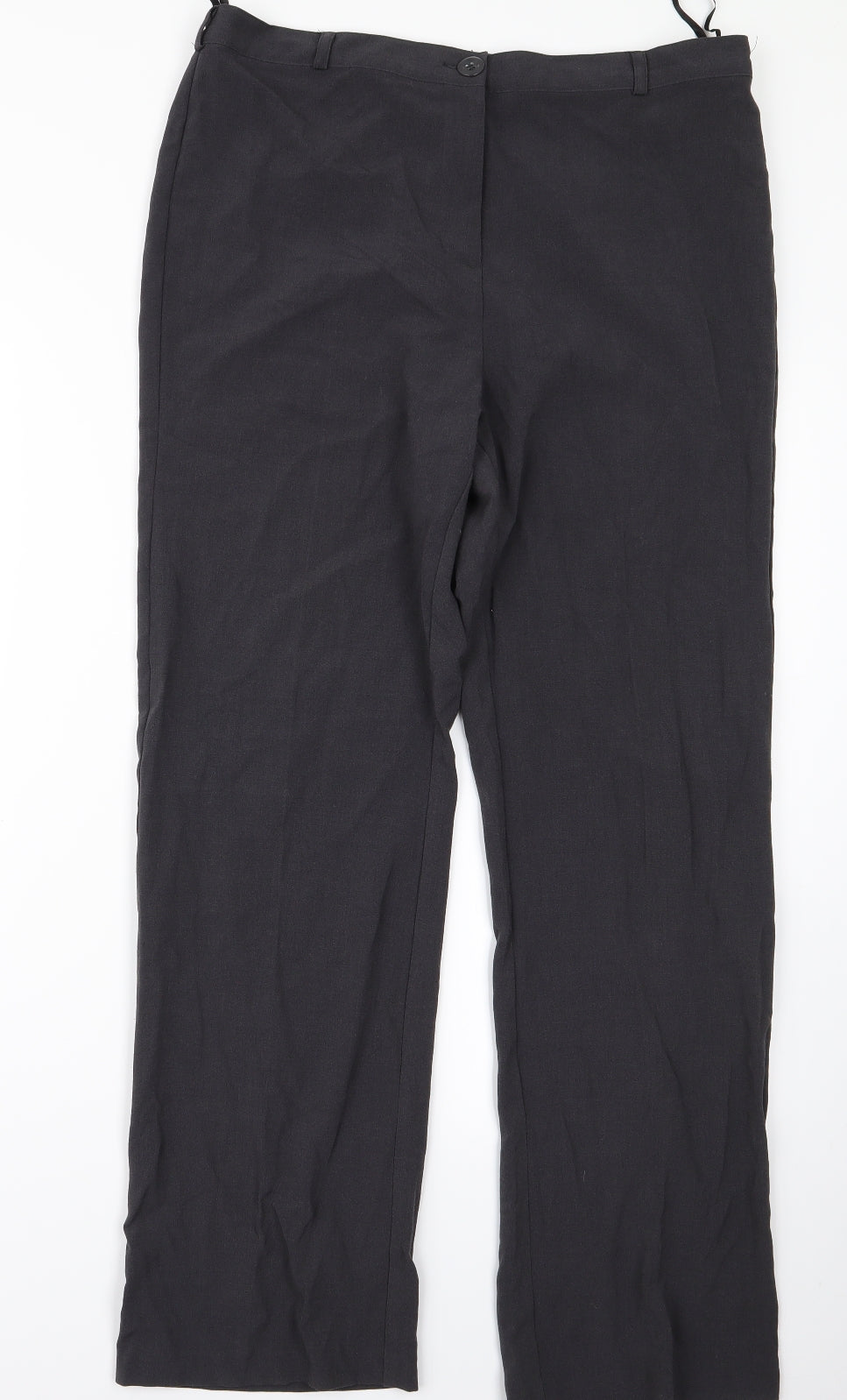 debanhams Womens Grey   Trousers  Size 12 L28 in