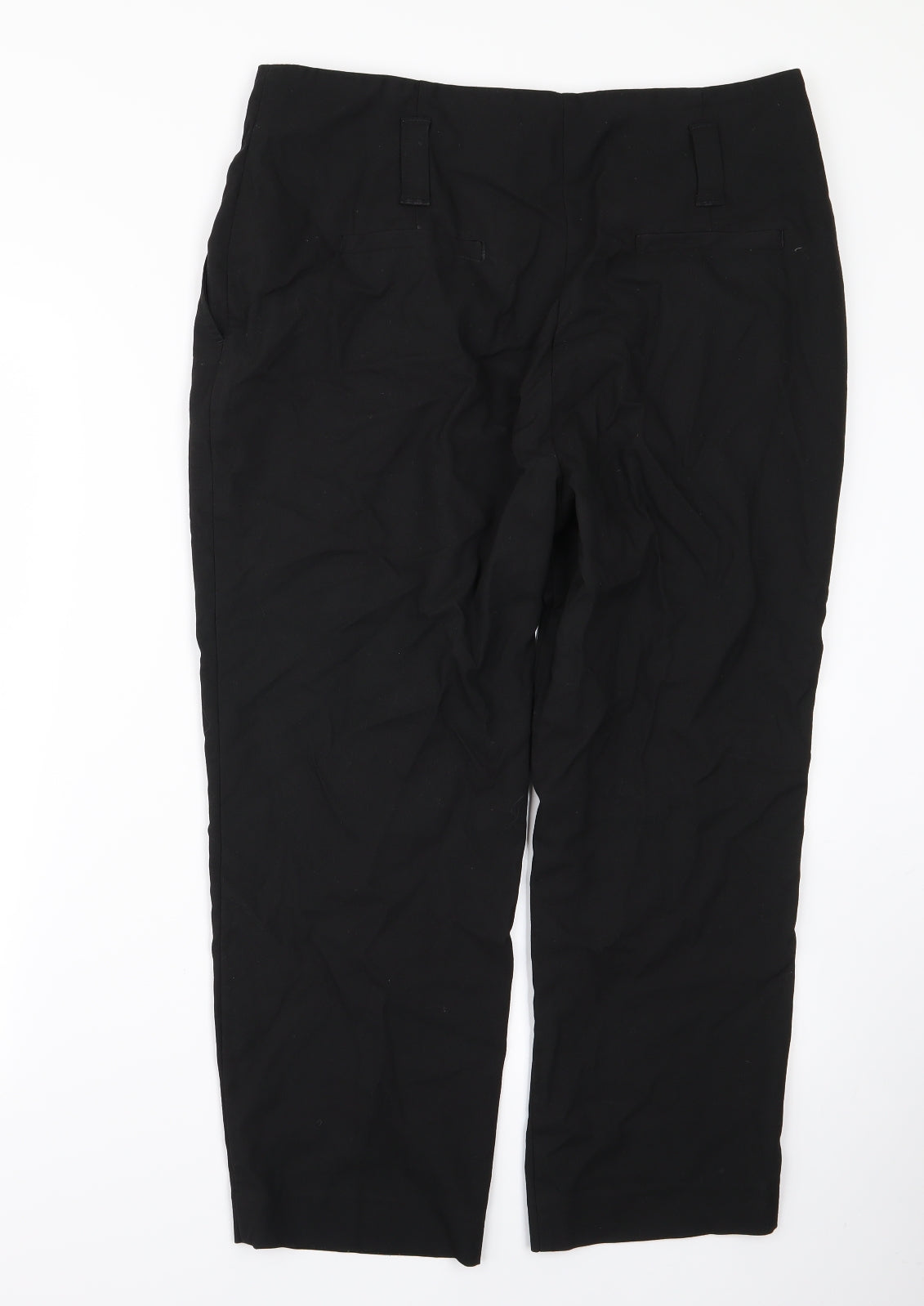 NEXT Womens Black   Trousers  Size 14 L21 in