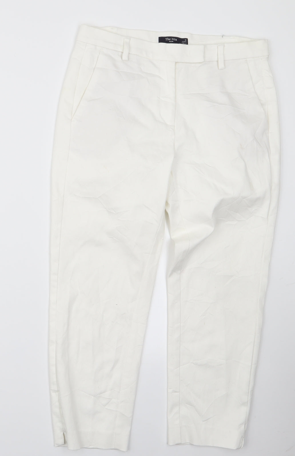 THE MIA Womens White   Trousers  Size 10 L20 in