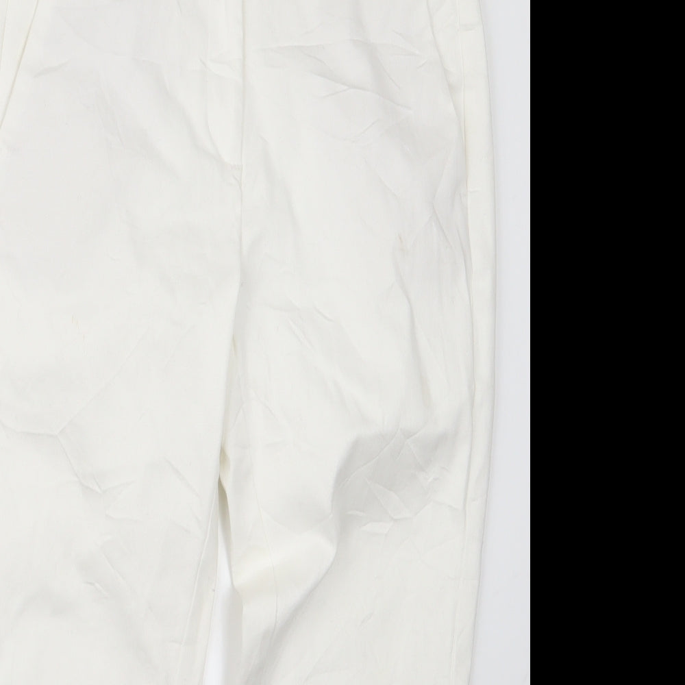 THE MIA Womens White   Trousers  Size 10 L20 in