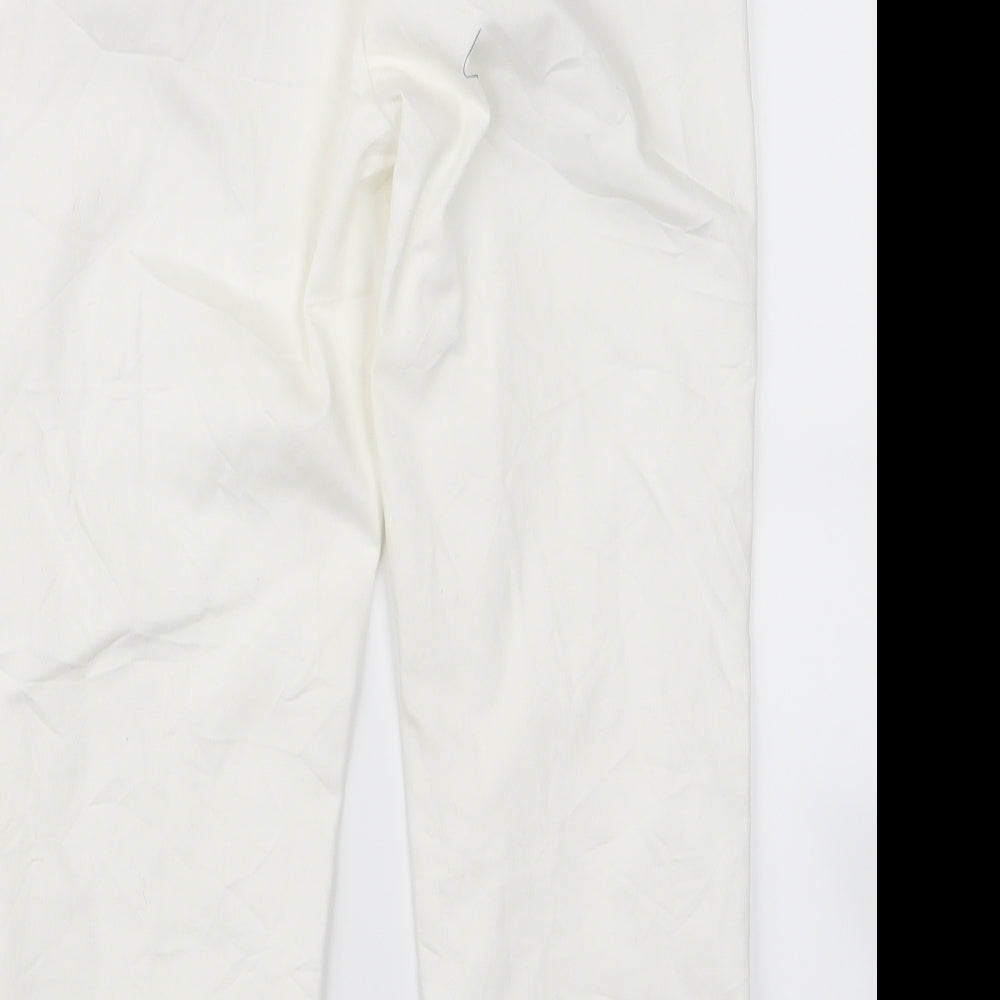 THE MIA Womens White   Trousers  Size 10 L20 in