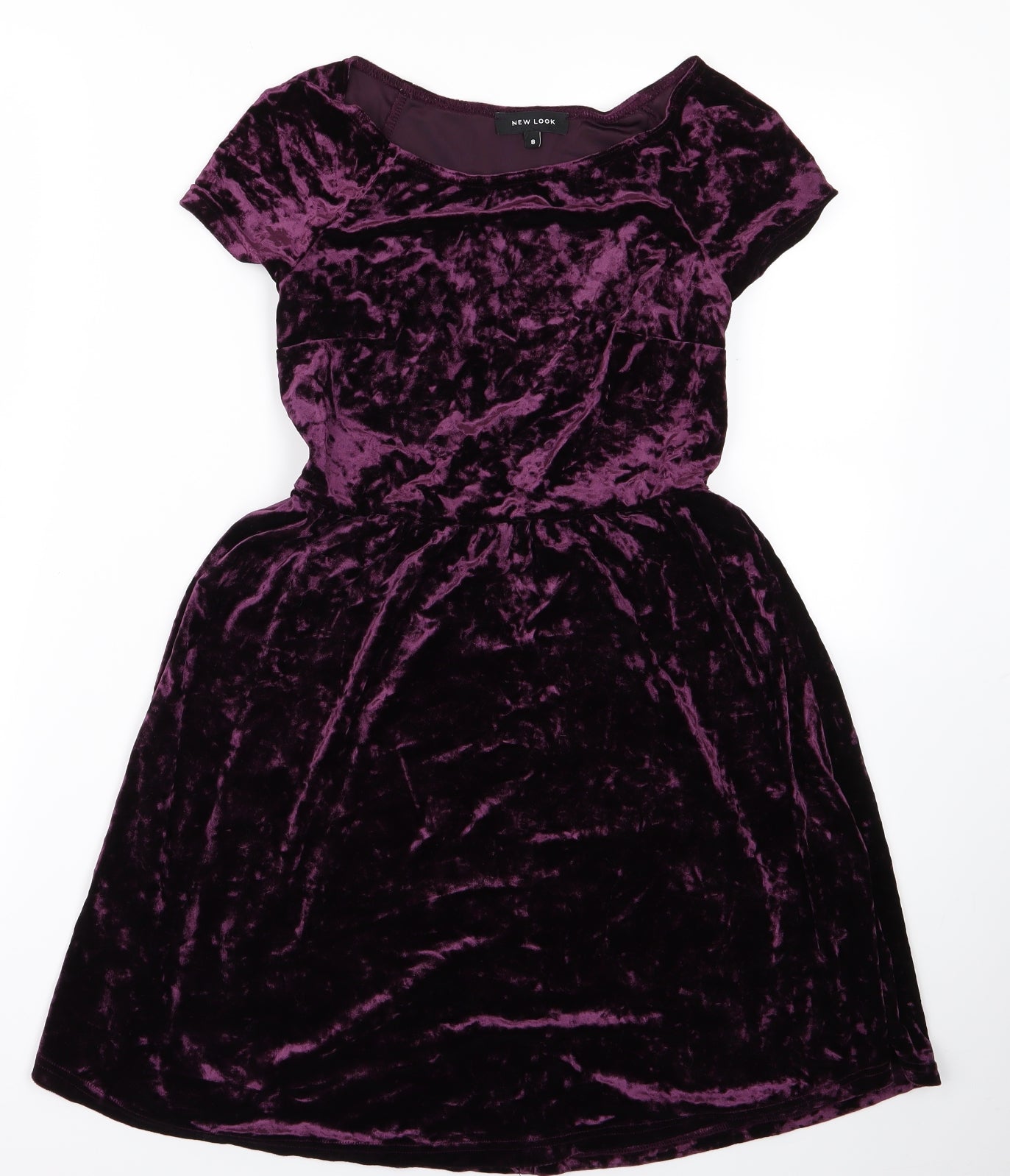 New Look Womens Red  Rayon A-Line  Size 8