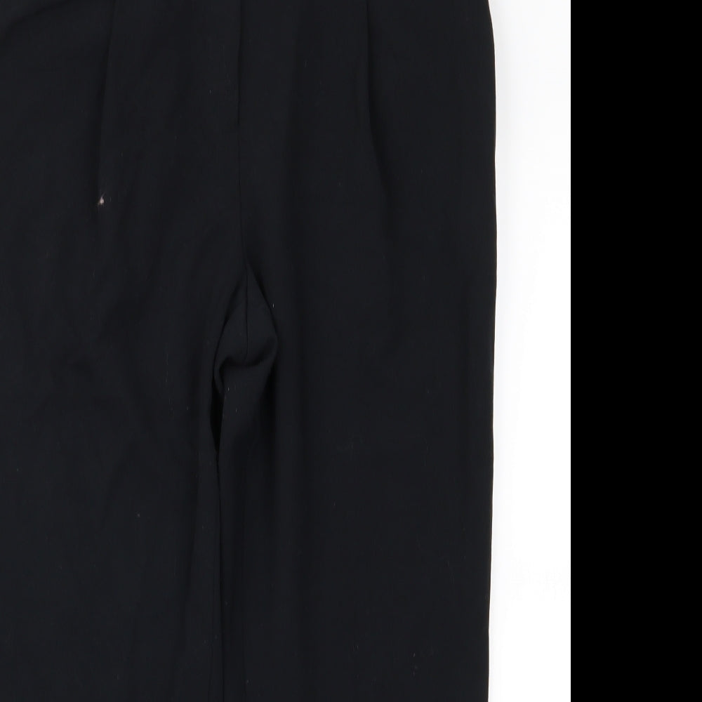 m&s Womens Black   Trousers  Size 14 L21 in