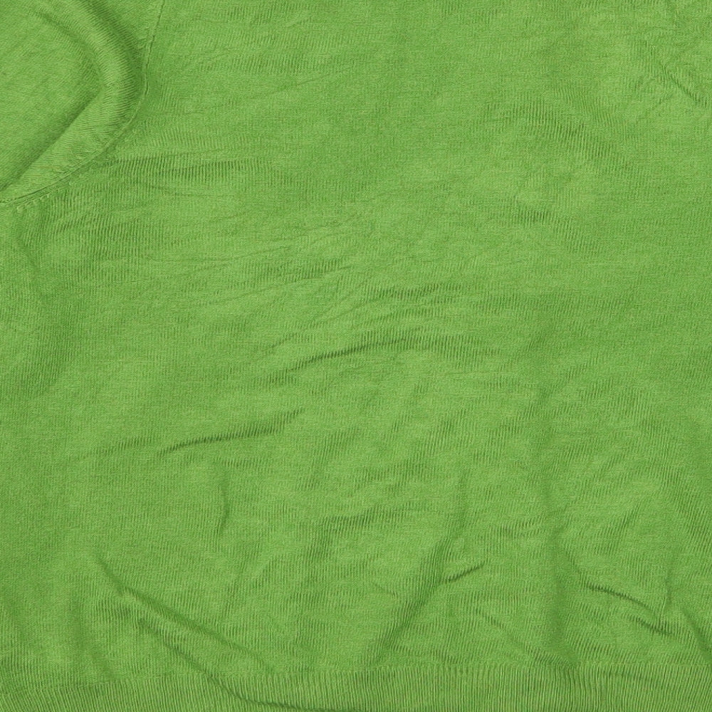 m&s Womens Green   Cardigan Jumper Size 14