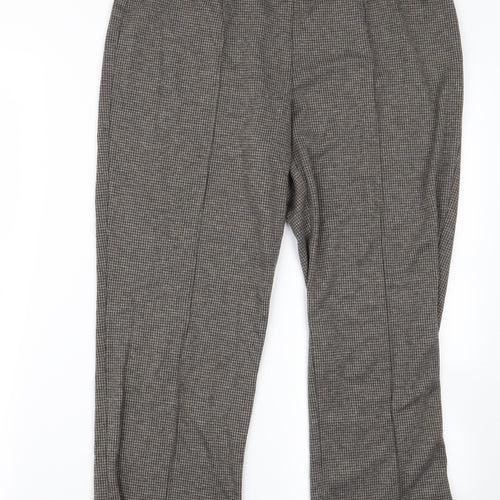 bonmrache Womens Brown   Trousers  Size 14 L20 in