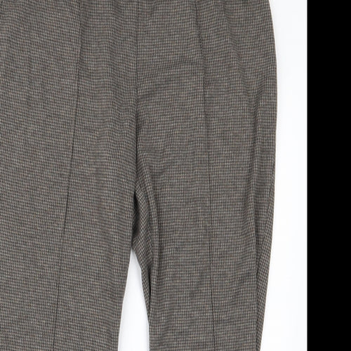 bonmrache Womens Brown   Trousers  Size 14 L20 in