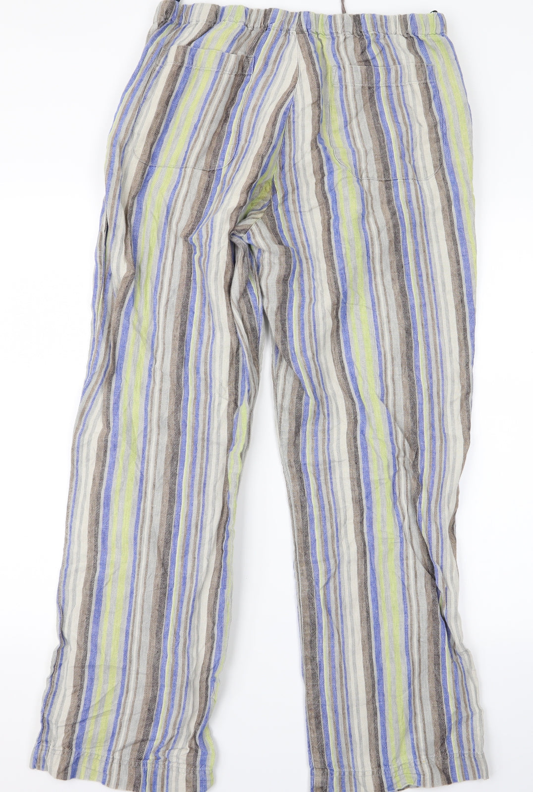 Boden Womens Multicoloured Striped  Trousers  Size 14 L28 in