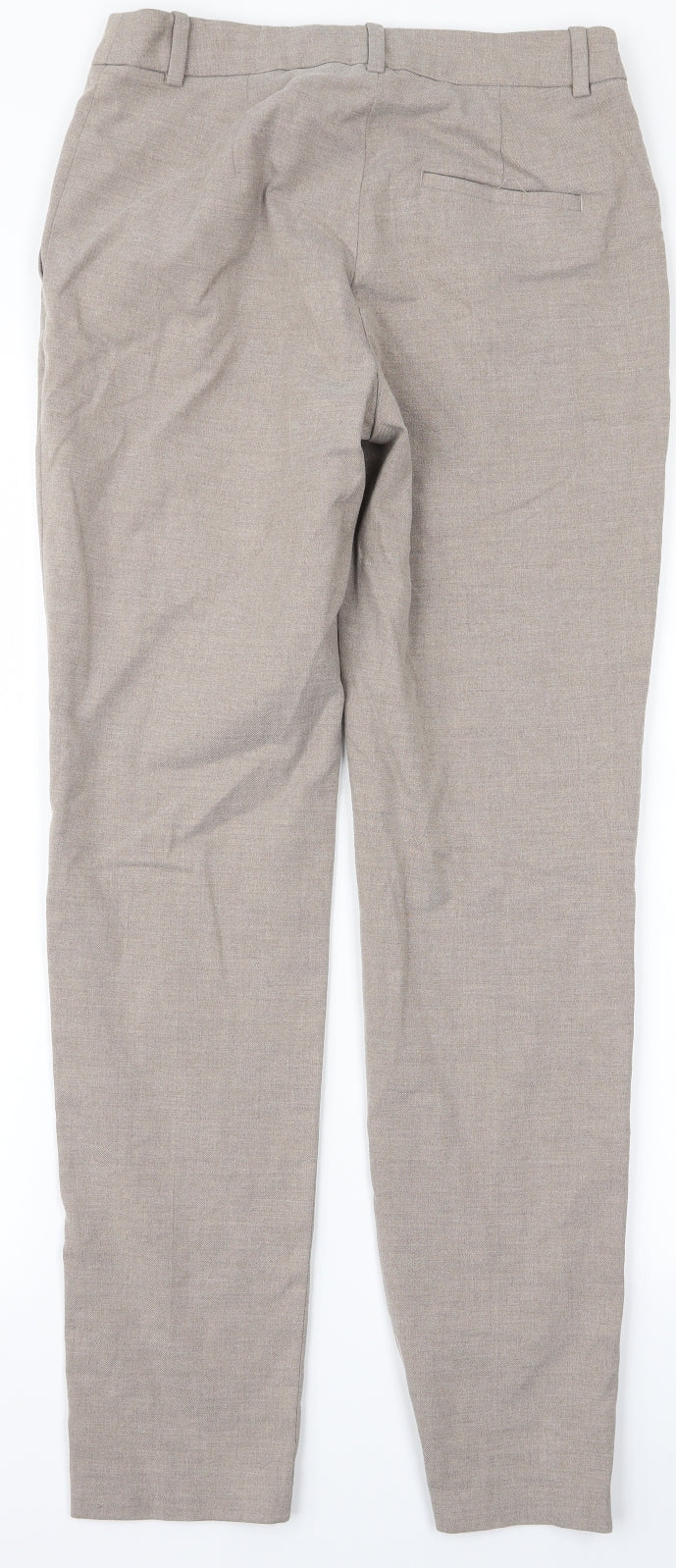 H&M Womens Brown   Trousers  Size 4 L28 in