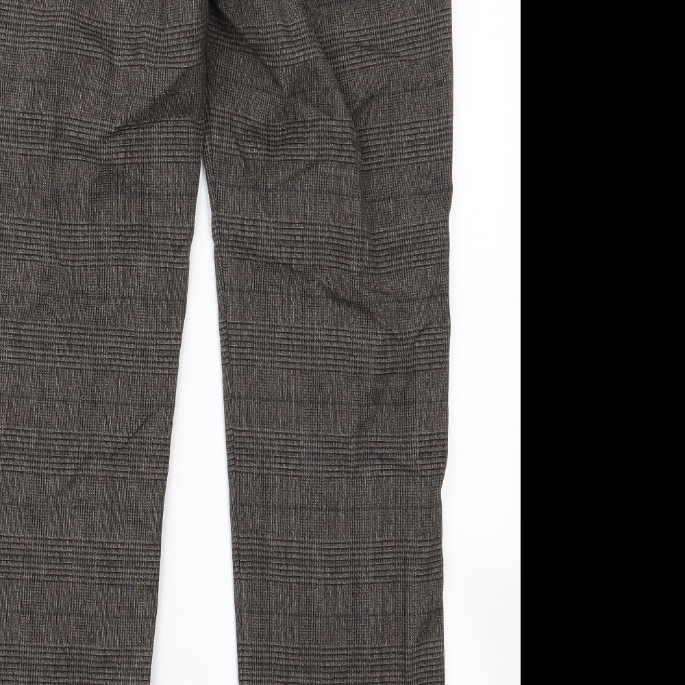 Zara Womens Brown   Trousers  Size M L28 in
