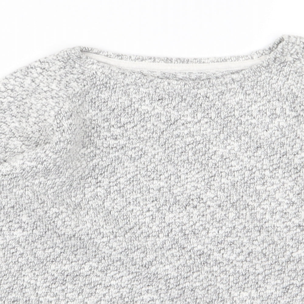 St Bernard Girls Grey  Rayon Pullover Jumper Size 10 Years