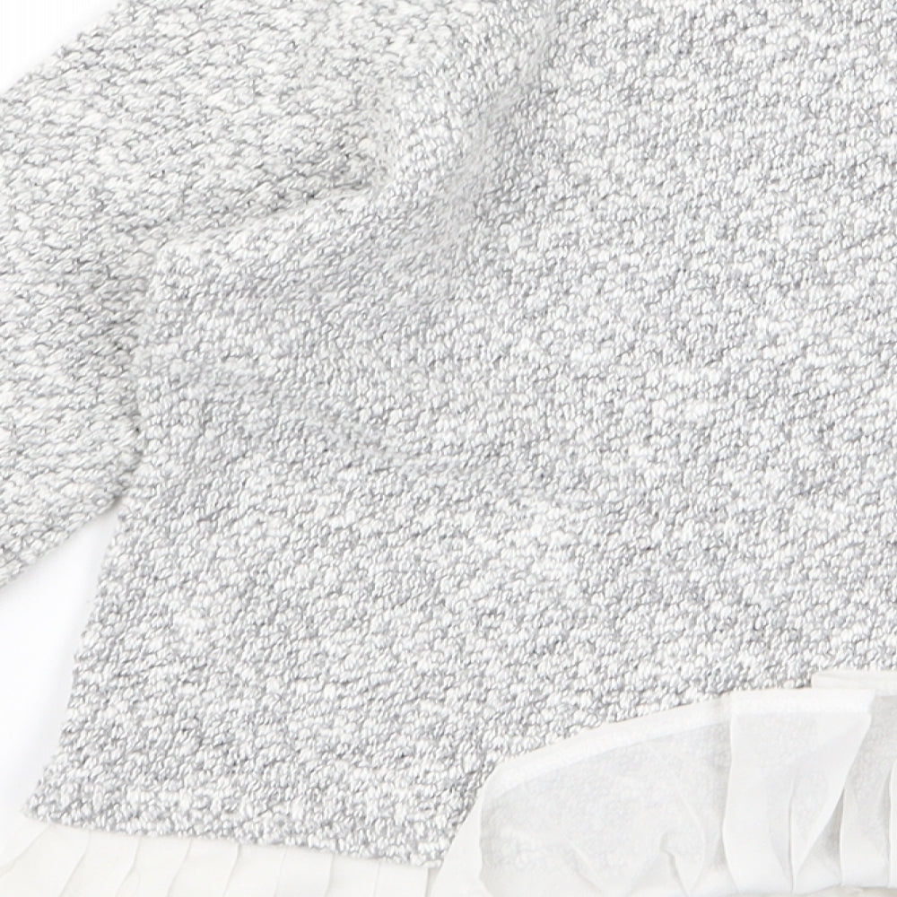 St Bernard Girls Grey  Rayon Pullover Jumper Size 10 Years