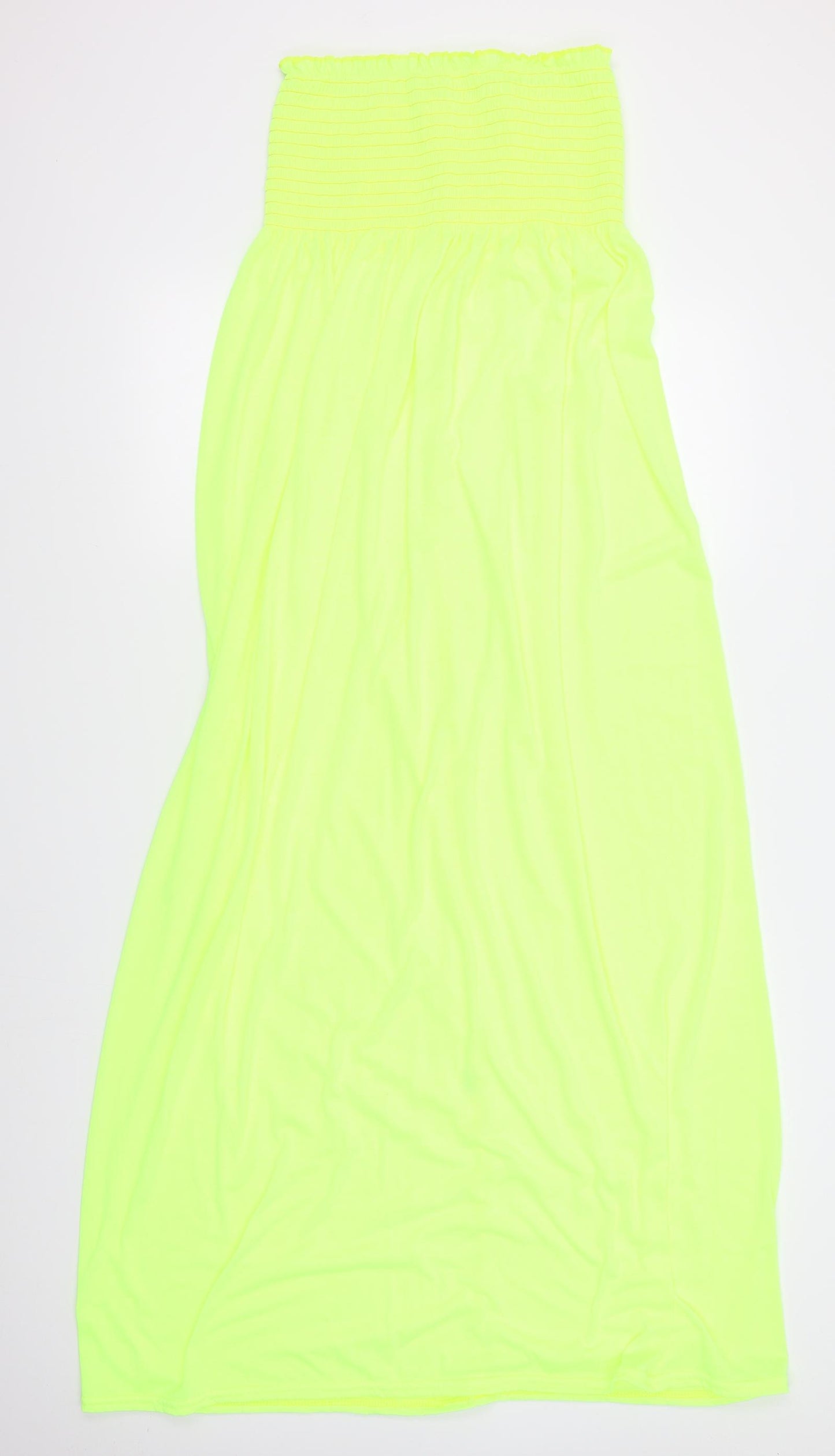 Preworn Womens Green   A-Line  Size M  - strapless, elastic