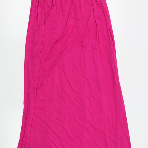 Preworn Womens Purple   A-Line  Size M  - strapless, elastic