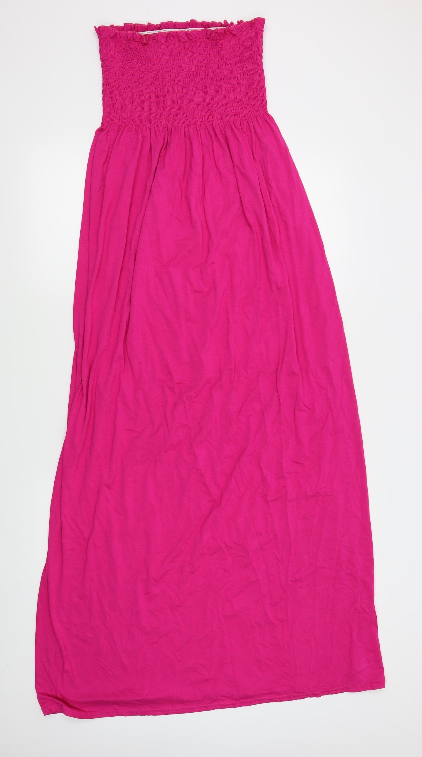 Preworn Womens Purple   A-Line  Size M  - strapless, elastic