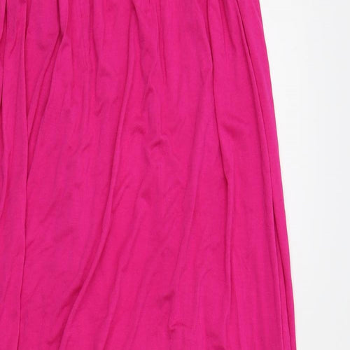 Preworn Womens Purple   A-Line  Size M  - strapless, elastic