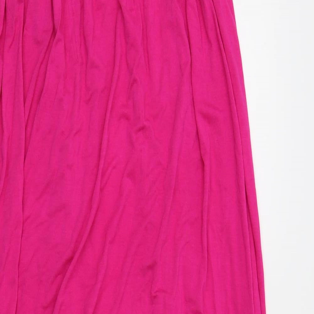 Preworn Womens Purple   A-Line  Size M  - strapless, elastic