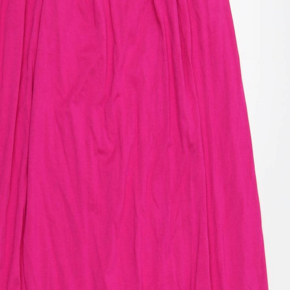 Preworn Womens Purple   A-Line  Size M  - strapless, elastic