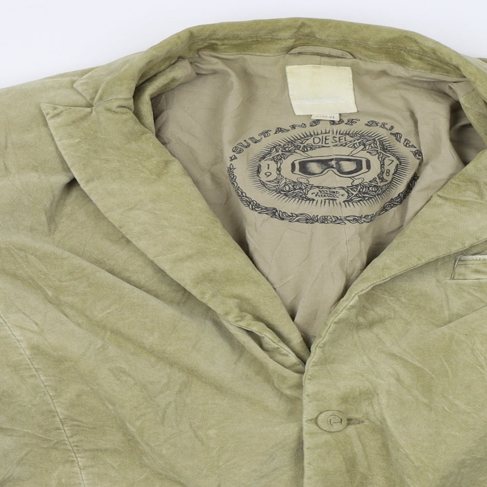 Diesel Mens Beige   Jacket Blazer Size XL