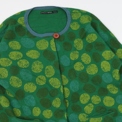 Gudrun Sjöden Womens Green   Cardigan Jumper Size XL