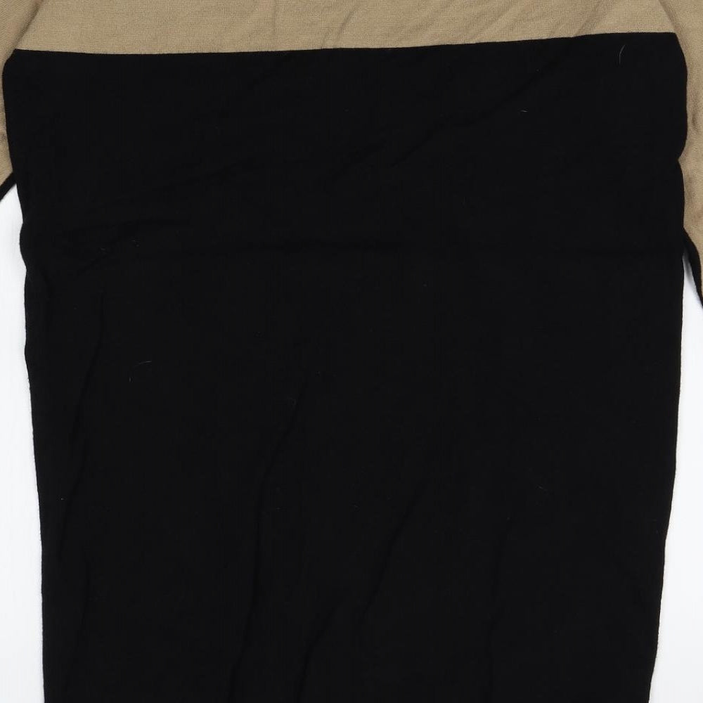 Oliver Bonas Womens Black   Jumper Dress  Size 8
