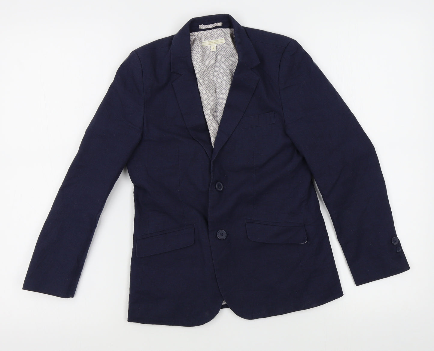 John Lewis Boys Blue   Jacket Blazer Size 9 Years