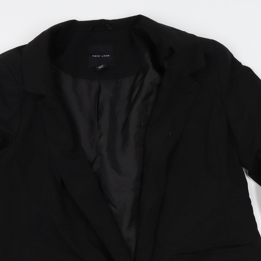 New Look Womens Black   Jacket Blazer Size 14