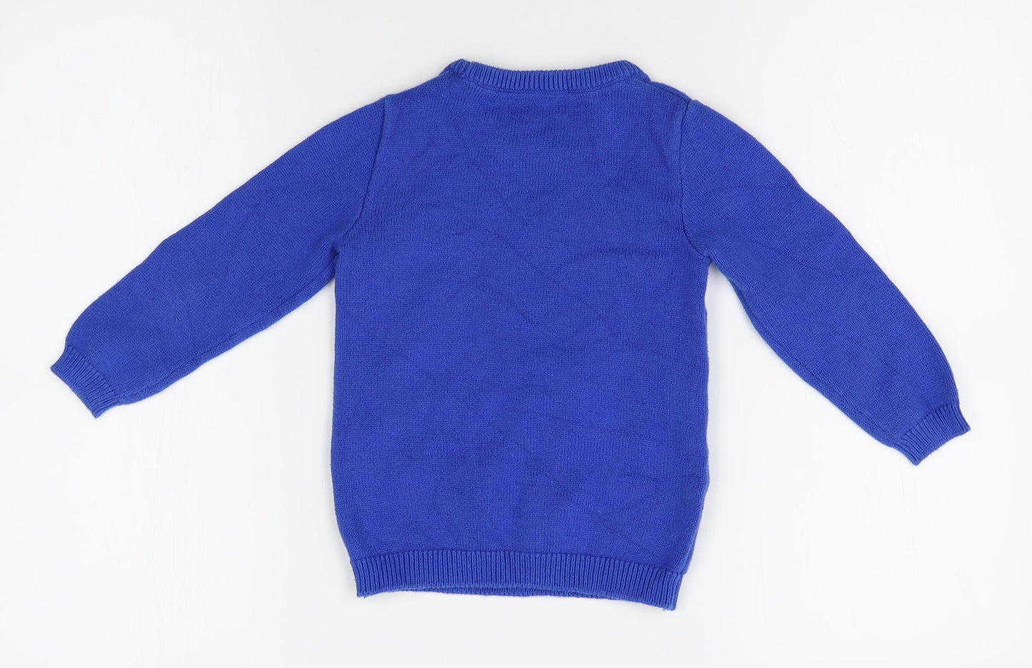 Bluezoo Boys Blue   Pullover Jumper Size 3-4 Years