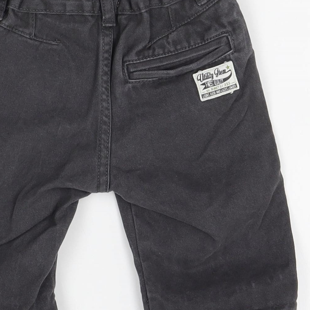 F&F Boys Grey   Straight Jeans Size 2 Years