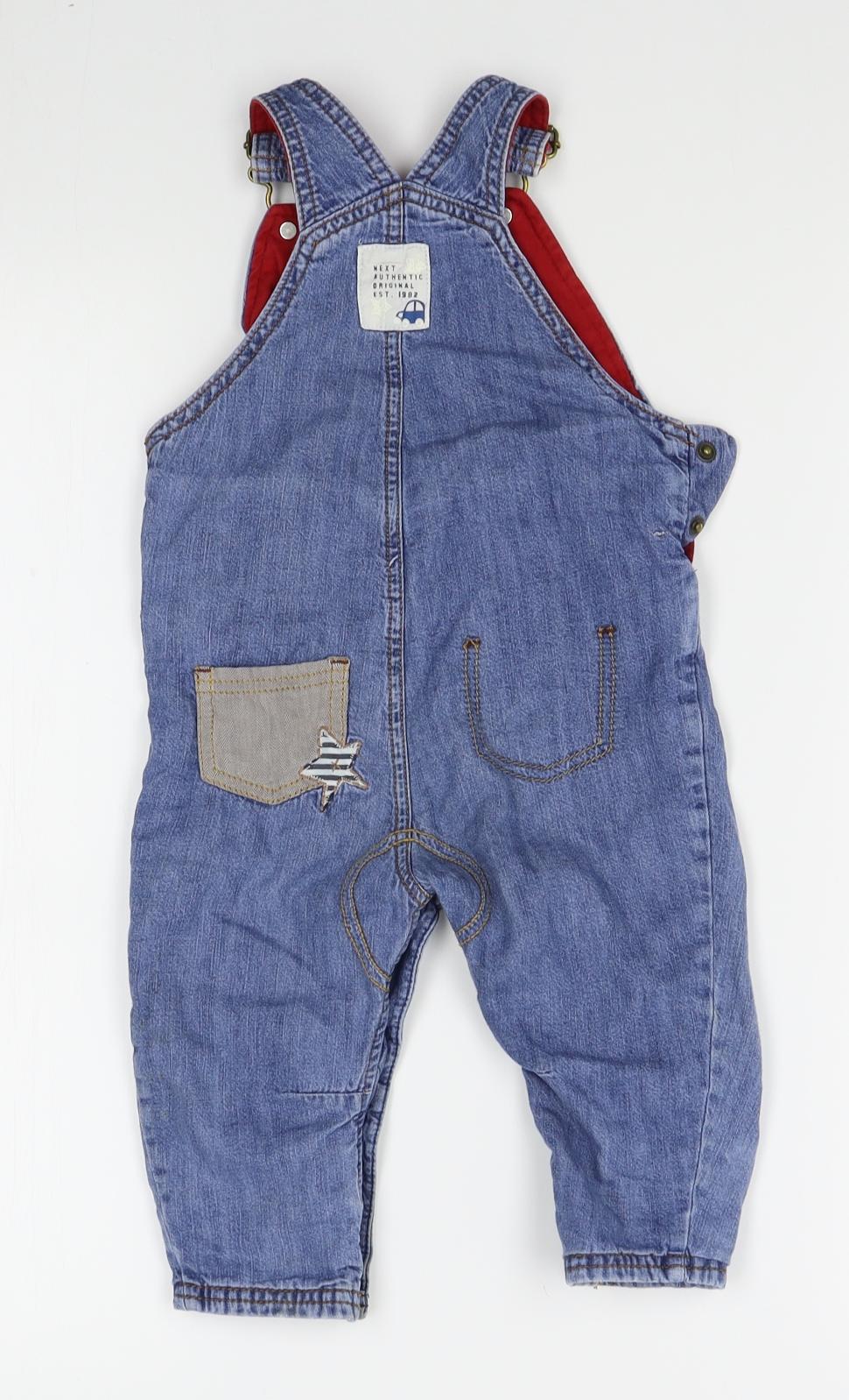 NEXT Baby Blue   Dungaree One-Piece Size 12-18 Months