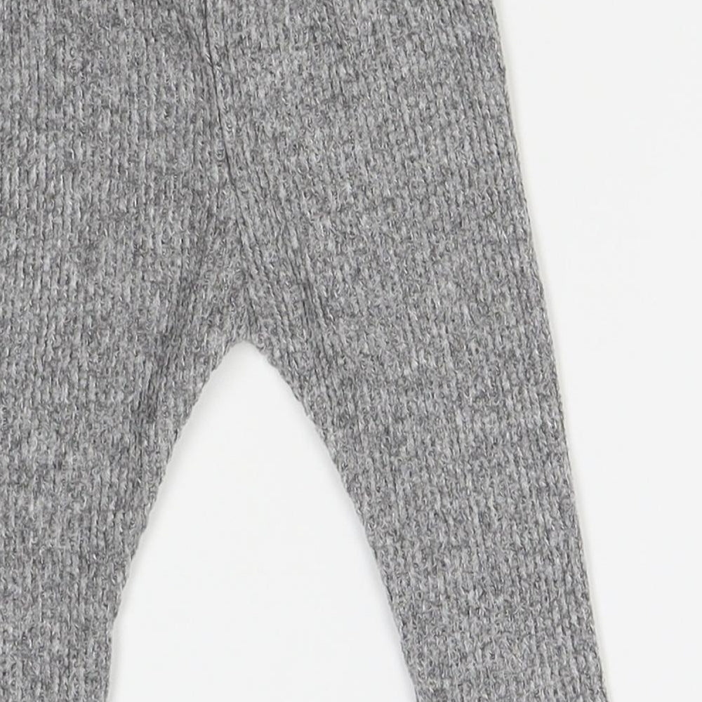 Zara Girls Grey   Jogger Trousers Size 3-6 Months