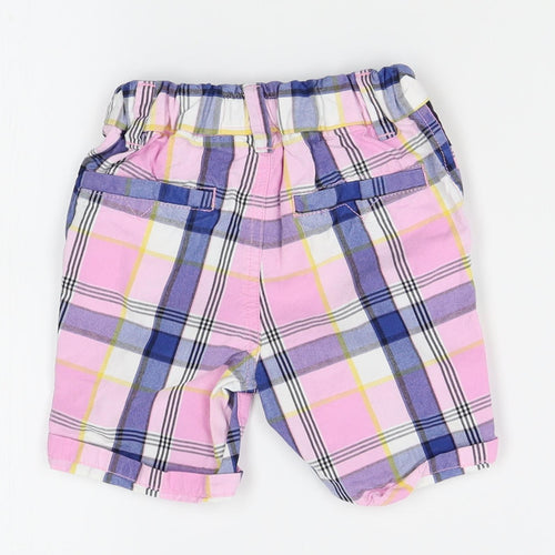 NEXT Baby Pink Plaid   Trousers Size 18-24 Months