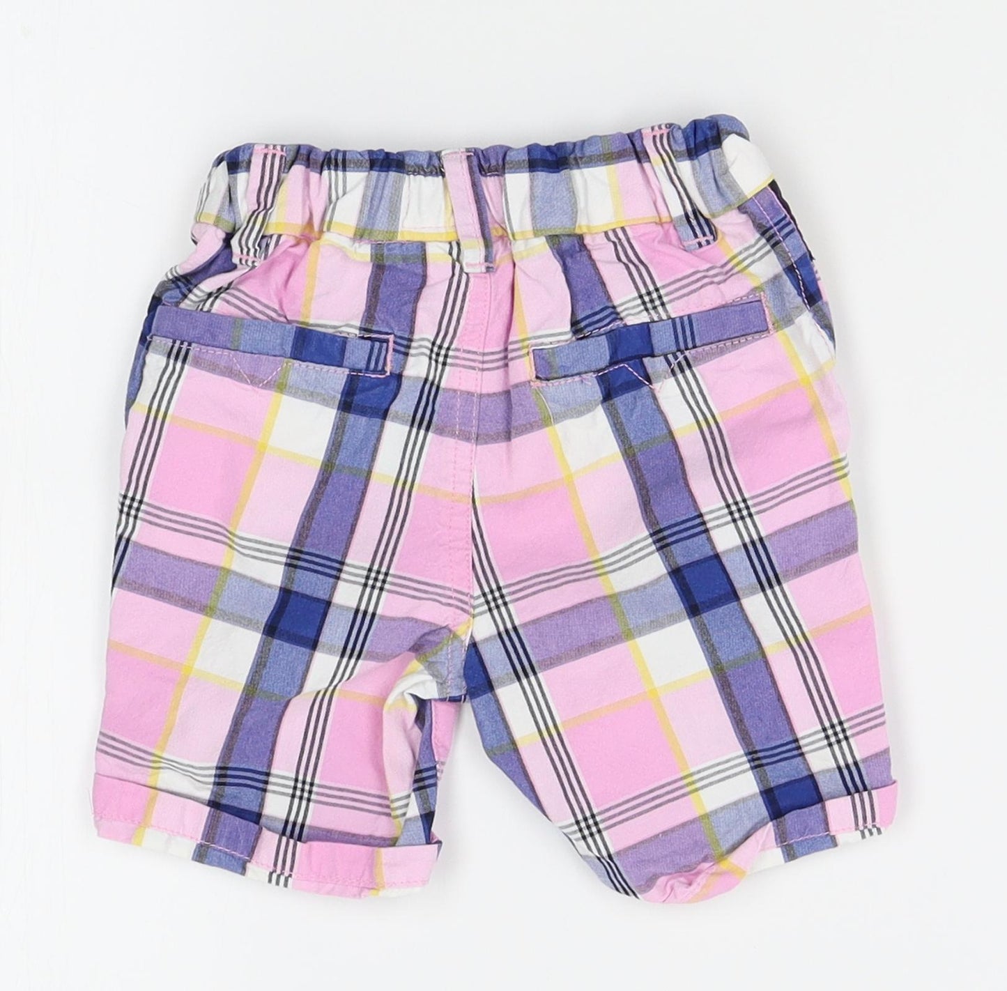NEXT Baby Pink Plaid   Trousers Size 18-24 Months